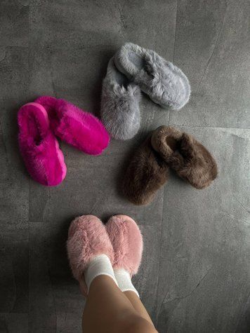 Домашні тапочки мохнатки 869 фото